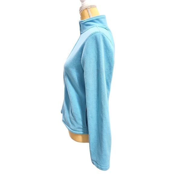 Express Baby Blue Zippered Sweater Size Large - Picture 3 of 8